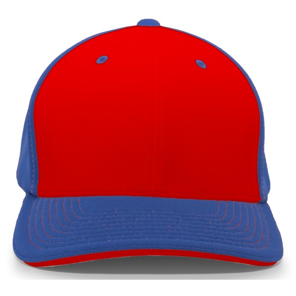 398F Pacific Headwear RED/ROYAL/ROYAL