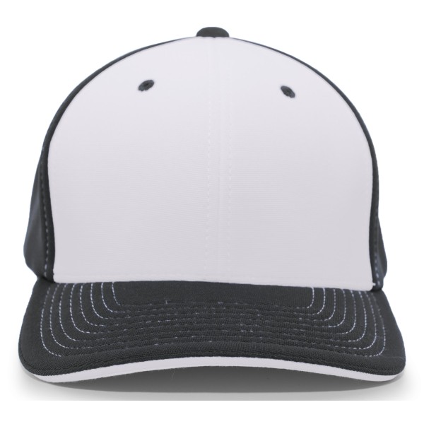 398F Pacific Headwear SILVER/BLACK/BLACK