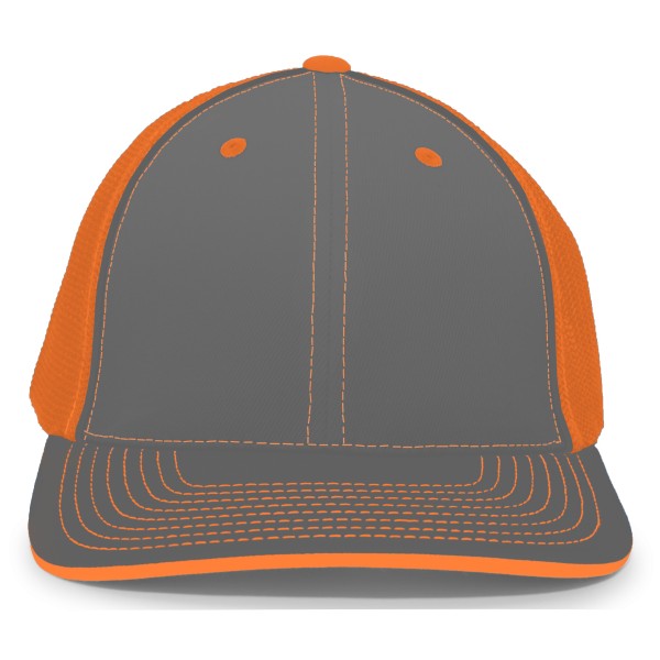 404F Pacific Headwear GRAPHITE/NEON ORANGE/GRAPHITE