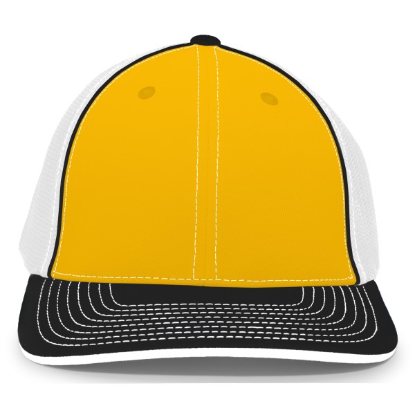 404F Pacific Headwear GOLD/WHITE/BLACK