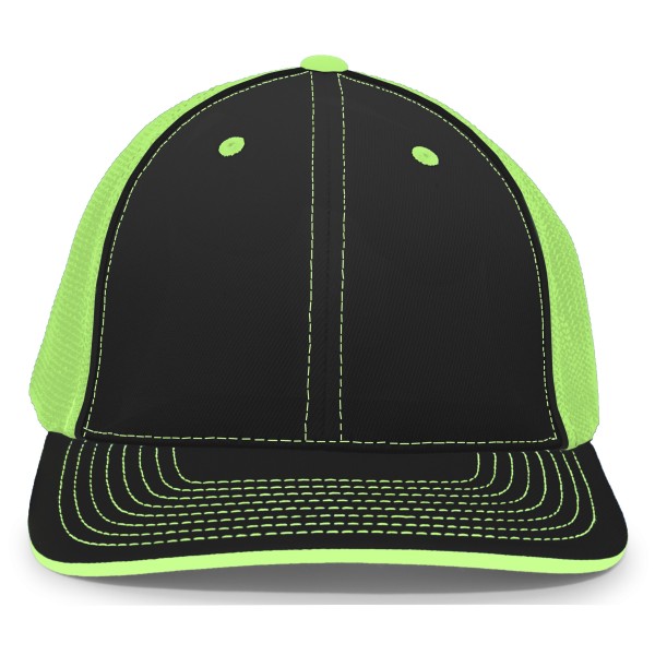 404F Pacific Headwear BLACK/NEON GREEN/BLACK