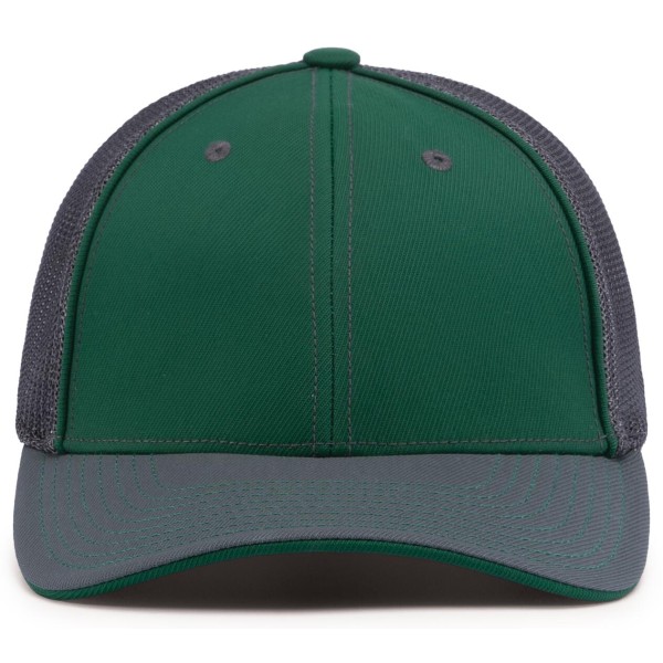 404F Pacific Headwear DARK GREEN/GRAPHITE/GRAPHITE