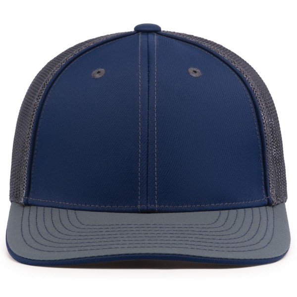 404F Pacific Headwear NAVY/GRAPHITE/GRAPHITE