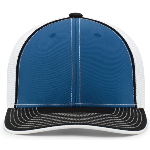 404M Pacific Headwear ROYAL/WHITE/BLACK