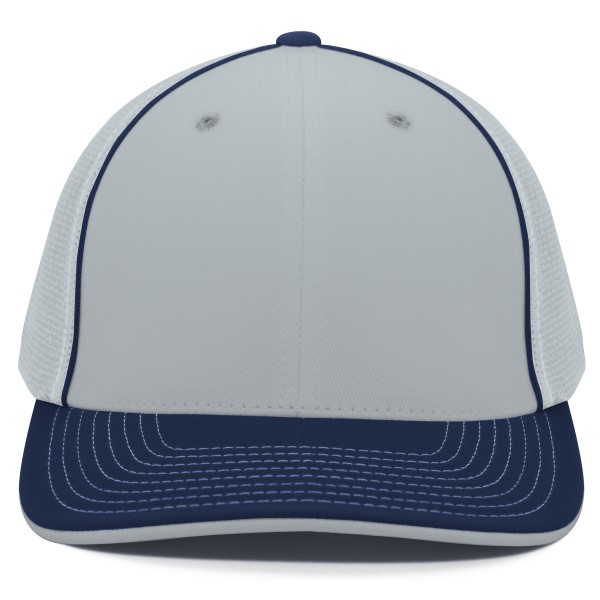 404M Pacific Headwear SILVER/NAVY