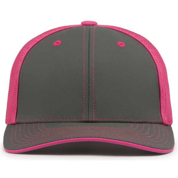 404M Pacific Headwear GRAPHITE/PINK/GRAPHITE