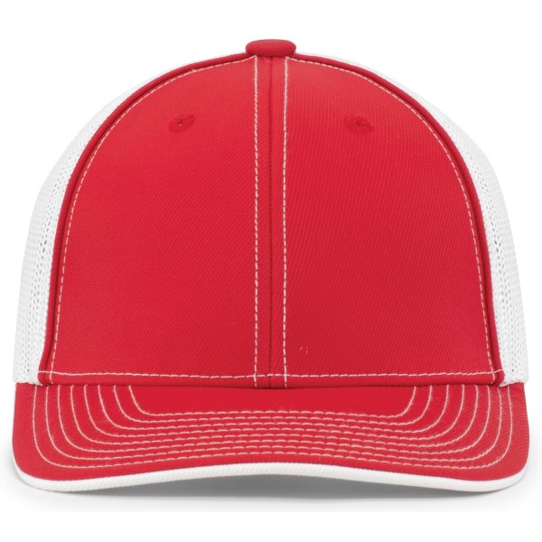 404M Pacific Headwear RED/WHITE