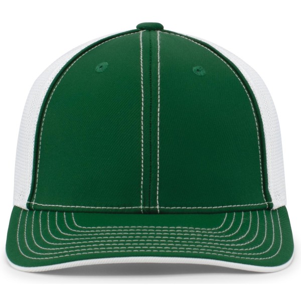 404M Pacific Headwear DARK GREEN/WHITE