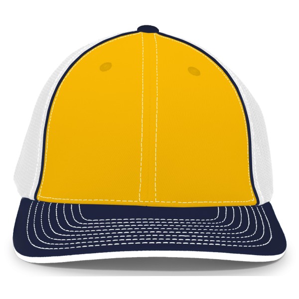 404M Pacific Headwear GOLD/WHITE/NAVY