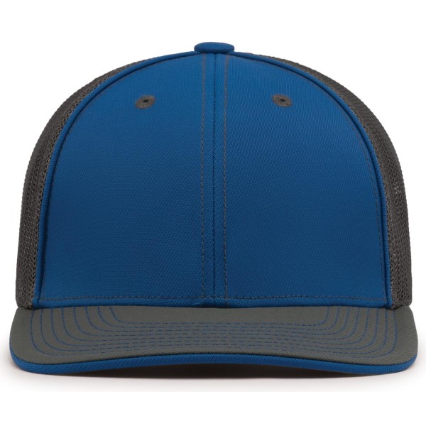 404M Pacific Headwear ROYAL/GRAPHITE/GRAPHITE