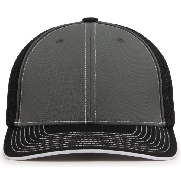 404M Pacific Headwear GRAPHITE/BLACK/BLACK