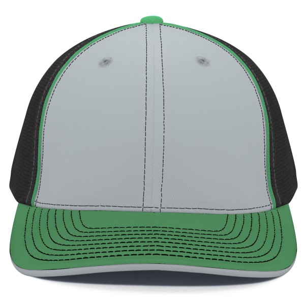 404M Pacific Headwear SILVER/BLACK/KELLY