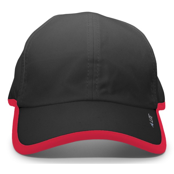 410L Pacific Headwear BLACK/RED