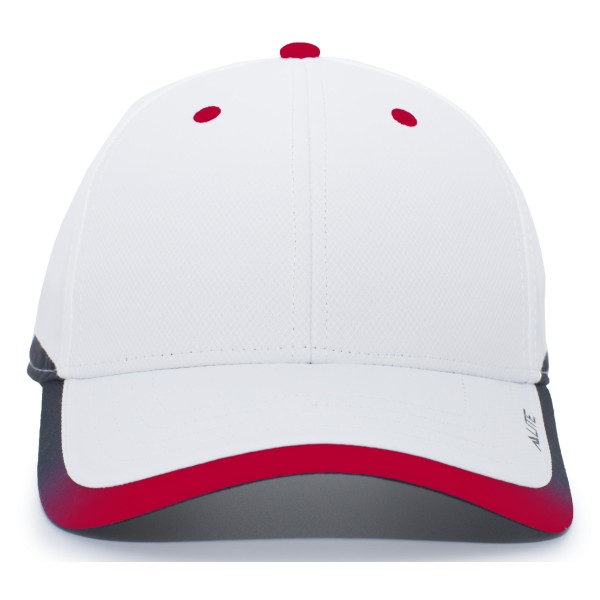 416L Pacific Headwear WHITE/RED
