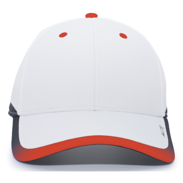 416L Pacific Headwear WHITE/ORANGE