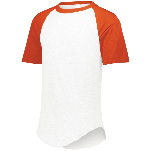423 Augusta Sportswear WHITE/ORANGE