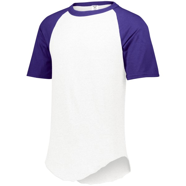 423 Augusta Sportswear WHITE/PURPLE