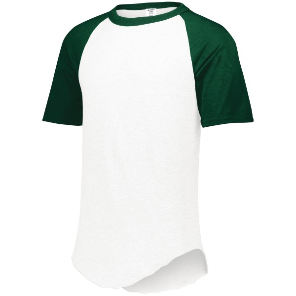 423 Augusta Sportswear White/Dark Green
