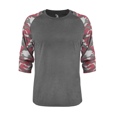 Badger 497100 GRAPH HTR/RED VIN CAMO (BA)