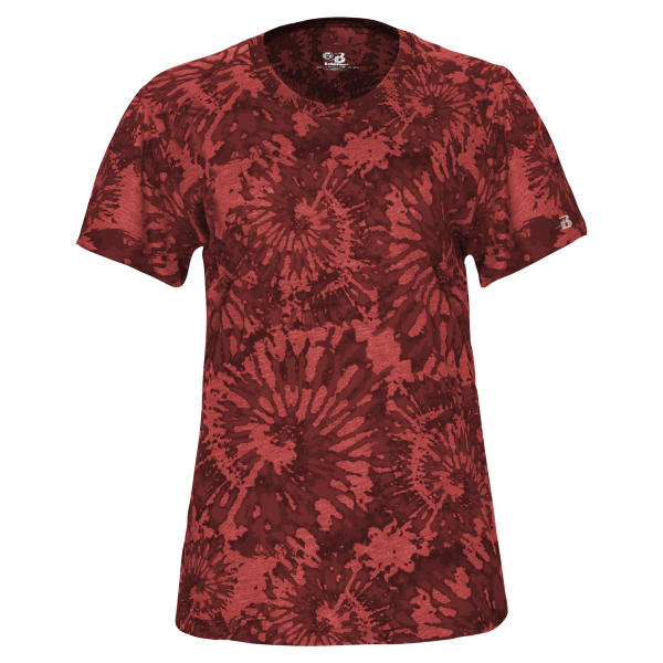 497400 Badger RED TIE-DYE (BA)