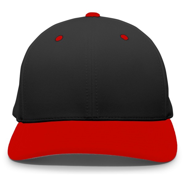 498F Pacific Headwear BLACK/RED
