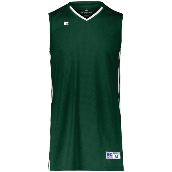 4B1VTM Russell Athletic DARK GREEN/WHITE
