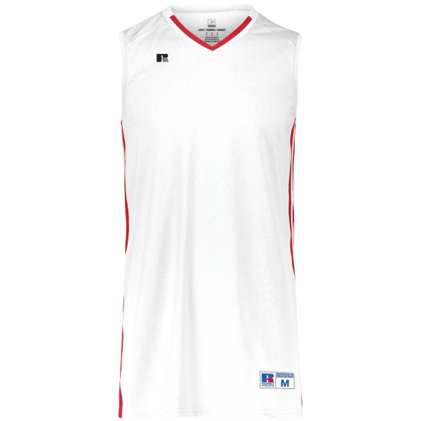 4B1VTM Russell Athletic WHITE/TRUE RED