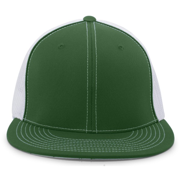 4D5 Pacific Headwear DARK GREEN/WHITE/DARK GREEN