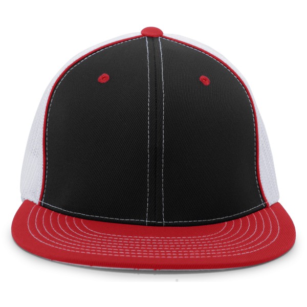 4D5 Pacific Headwear BLACK/WHITE/RED