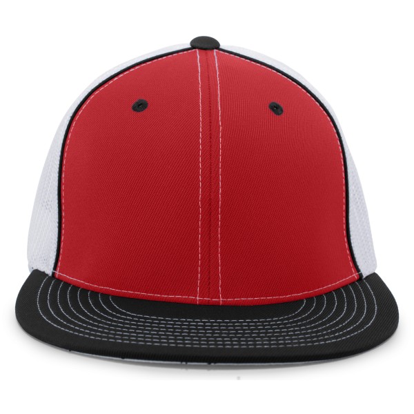 4D5 Pacific Headwear RED/WHITE/BLACK