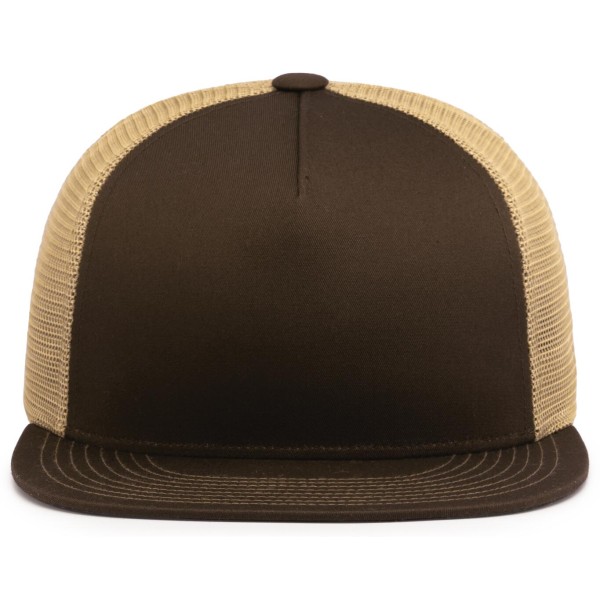 4D7 Pacific Headwear BROWN/KHAKI/BROWN