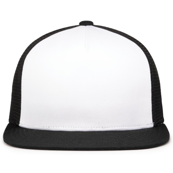 4D7 Pacific Headwear WHITE/BLACK/BLACK