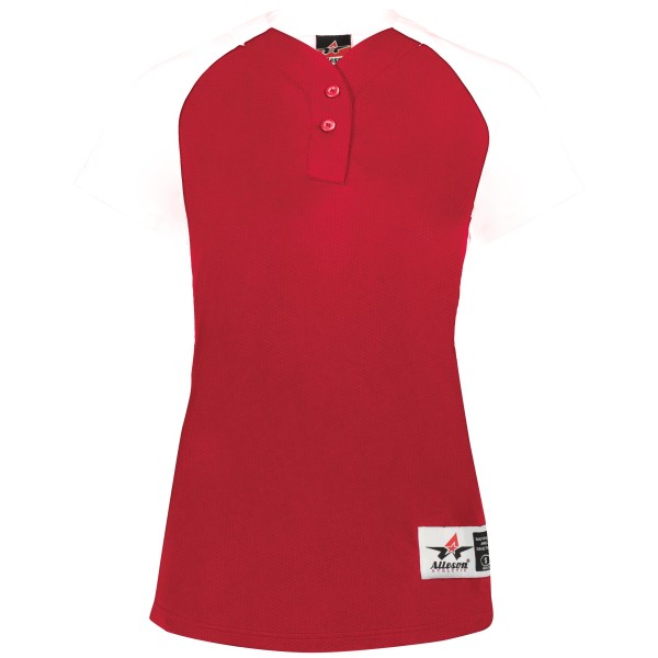 522PDW Alleson Athletic RED/WHITE (BA)