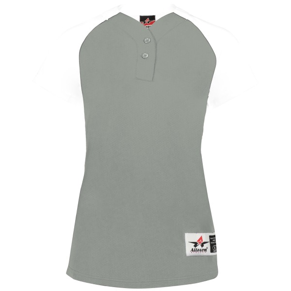 522PDWG Alleson Athletic SILVER/WHITE (BA)