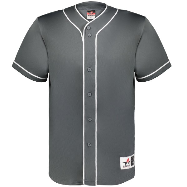52MBBJ Alleson Athletic CHARCOAL SOLID/WHITE (BA)