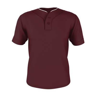 Alleson Athletic 52MTHJ TWO BUTTON MESH BASEBALL JERSEY