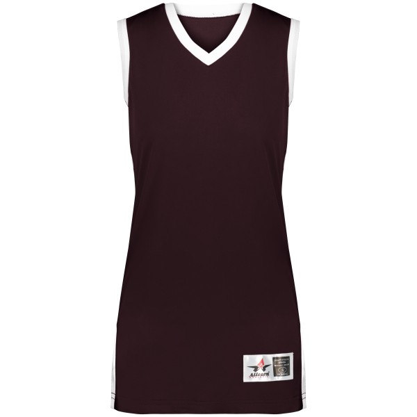 539JW Alleson Athletic MAROON/WHITE (BA)