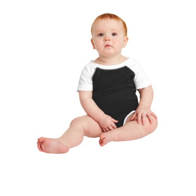 Rabbit Skins RS4430 Infant Baseball Fine Jersey Bodysuit