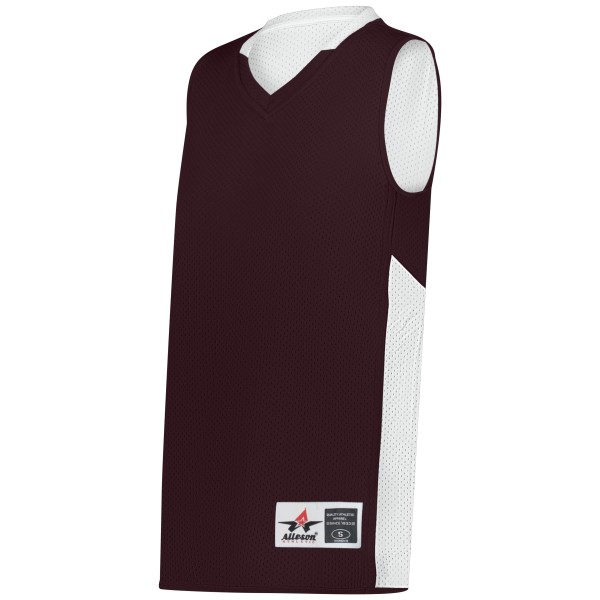589RSPW Alleson Athletic LIGHT MAROON/WHITE (BA)