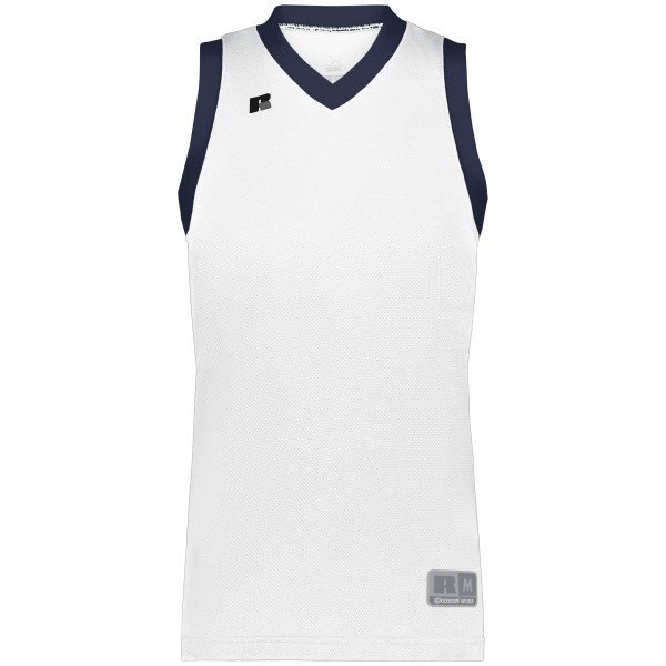 5R3CHX Russell Athletic WHITE/NAVY