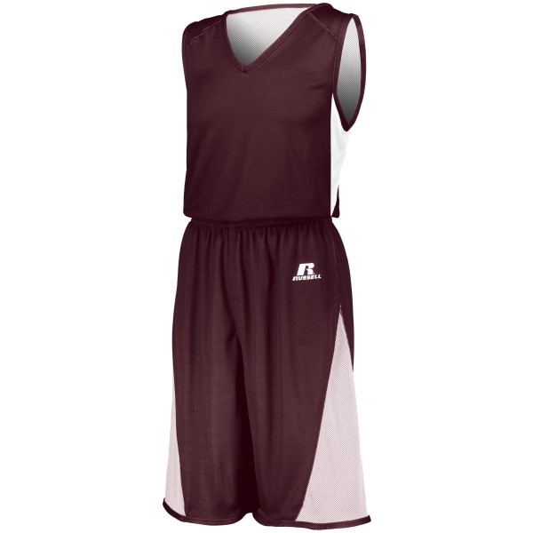 5R5DLB Russell Athletic MAROON/WHITE