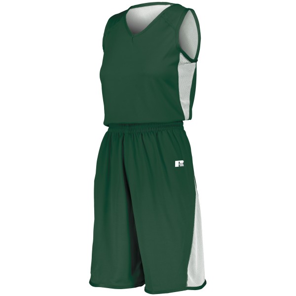 5R5DLX Russell Athletic DARK GREEN/WHITE