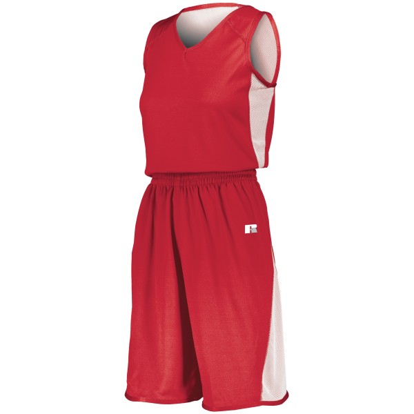 5R5DLX Russell Athletic TRUE RED/WHITE