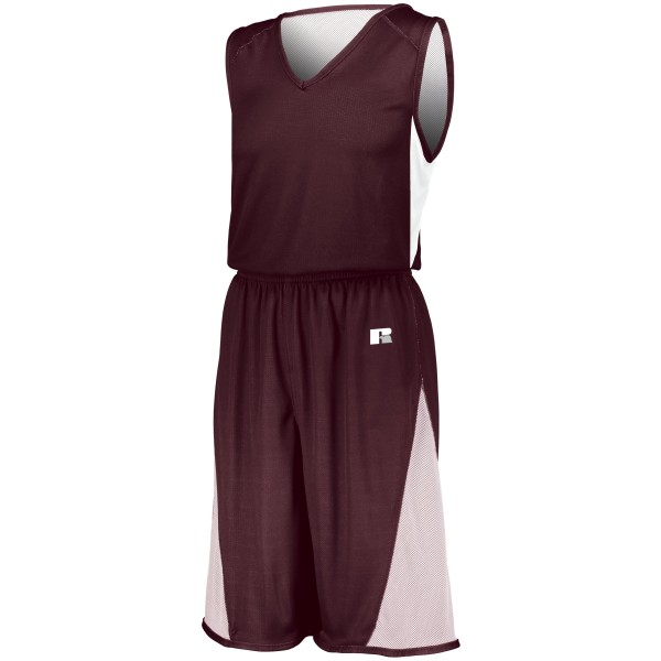 5R6DLB Russell Athletic MAROON/WHITE