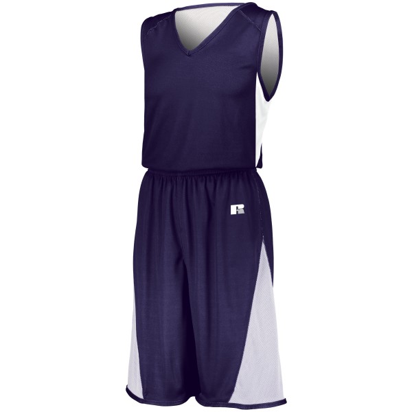 5R6DLB Russell Athletic PURPLE/WHITE