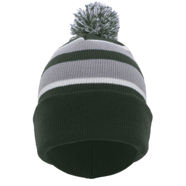 641K Pacific Headwear DARK GREEN/SILVER/WHITE