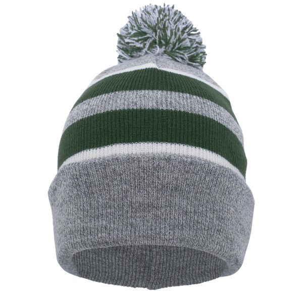 641K Pacific Headwear HEATHER/DARK GREEN/WHITE