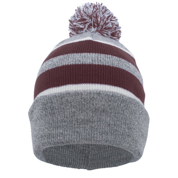641K Pacific Headwear HEATHER/MAROON/WHITE