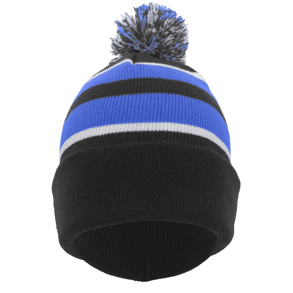 641K Pacific Headwear Black/Royal/White