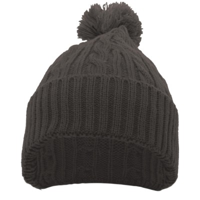 Pacific Headwear 643K Cable Knit Pom-Pom Beanie